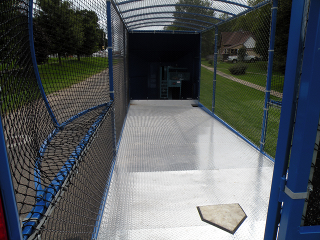 Inside the Strike Zone mobile batting cage